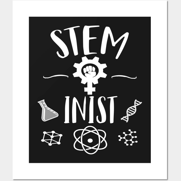 STEMinist STEM Field Feminist Wall Art by Eugenex